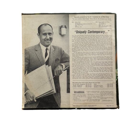 Macini Plays The Great Academy Award Songs RCA Dynagroove 12" Vinyl Record - Picture 3 of 3